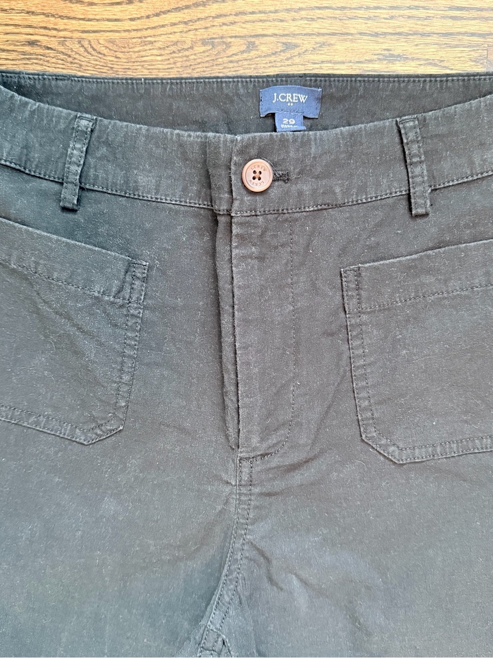 J. Crew Factory Women's Black Lizzie wide-leg pant - size 29 - Picture 4 of 8